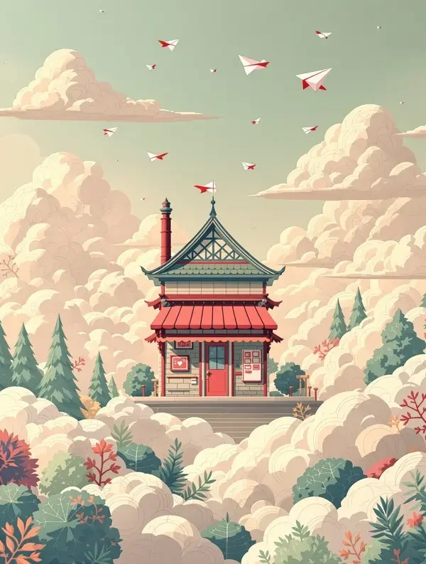 《云上邮局》封面海报，今日更新